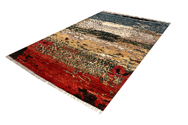 Multi Colored Abstract 6' 11 x 9' 9 - No. 66354 - ALRUG Rug Store
