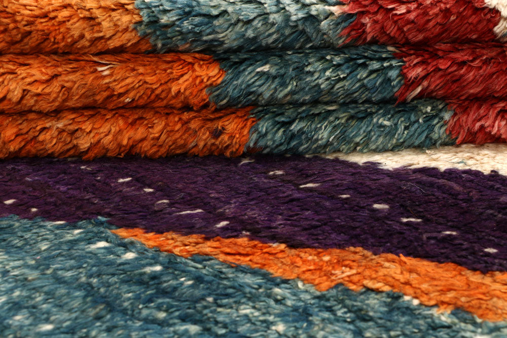 Multi Colored Abstract 6' 8 x 9' 7 - No. 66355 - ALRUG Rug Store