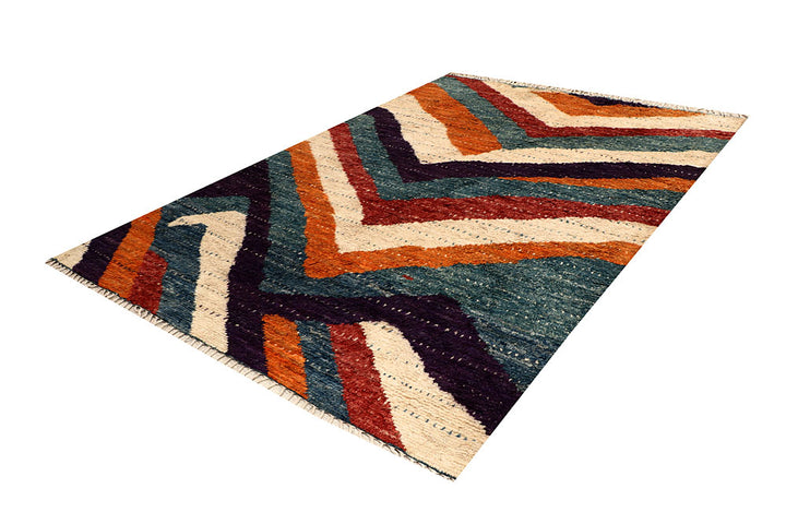 Multi Colored Abstract 6' 8 x 9' 7 - No. 66355 - ALRUG Rug Store