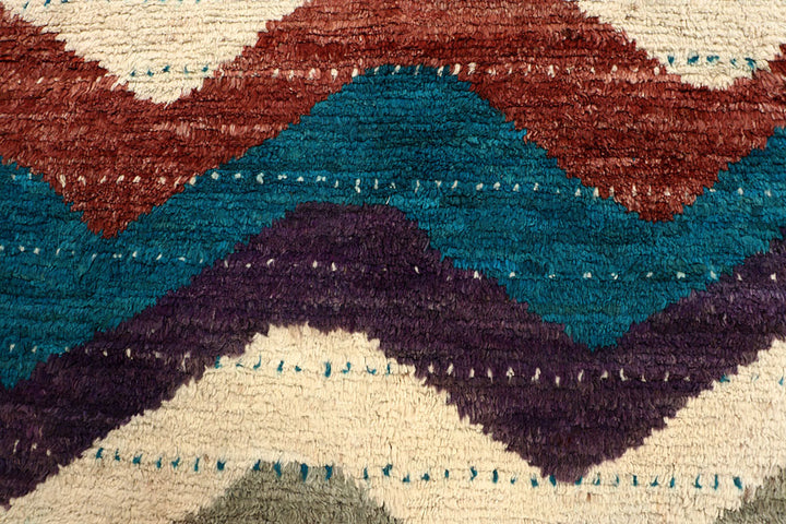 Multi Colored Abstract 6' 9 x 9' 5 - No. 66356 - ALRUG Rug Store