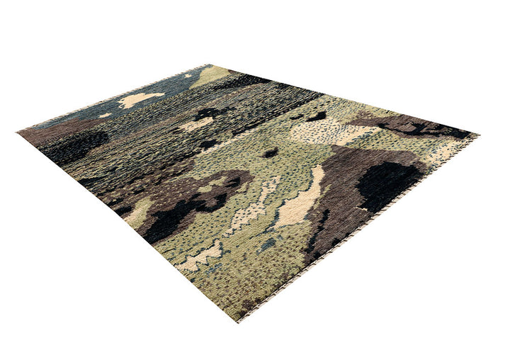 Multi Colored Abstract 6' 8 x 9' 7 - No. 66358 - ALRUG Rug Store