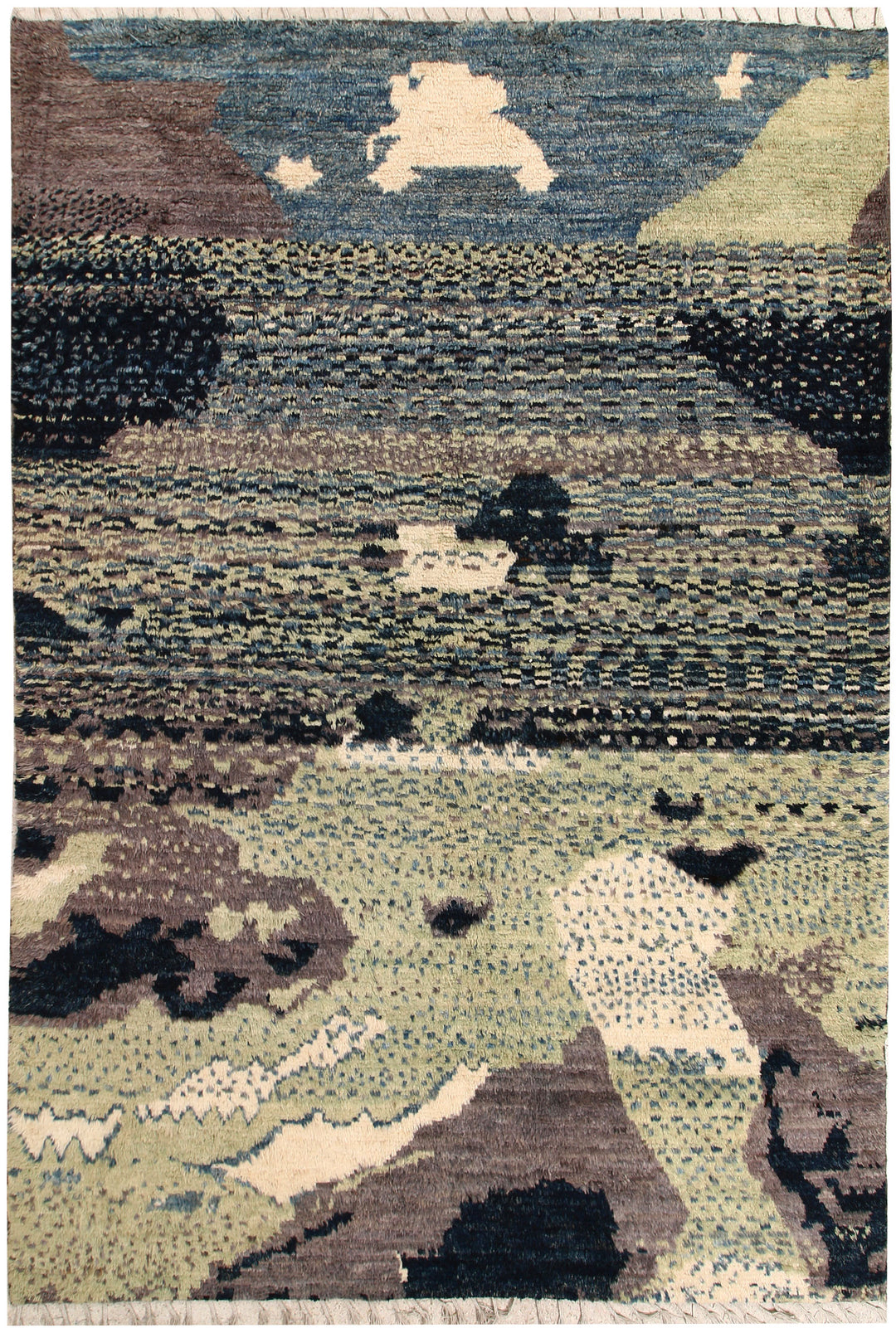 Multi Colored Abstract 6' 8 x 9' 7 - No. 66358 - ALRUG Rug Store