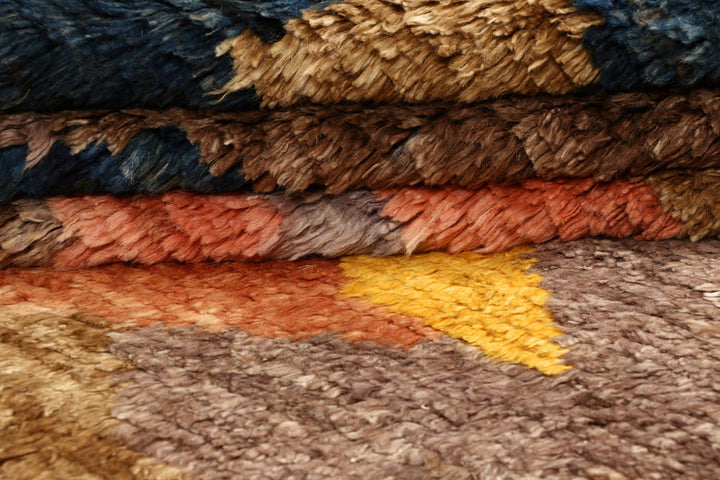 Multi Colored Abstract 6' 7 x 9' 5 - No. 66360 - ALRUG Rug Store