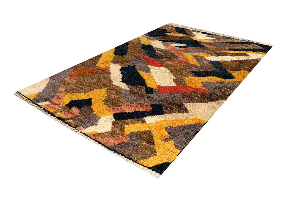 Multi Colored Abstract 6' 7 x 9' 5 - No. 66360 - ALRUG Rug Store