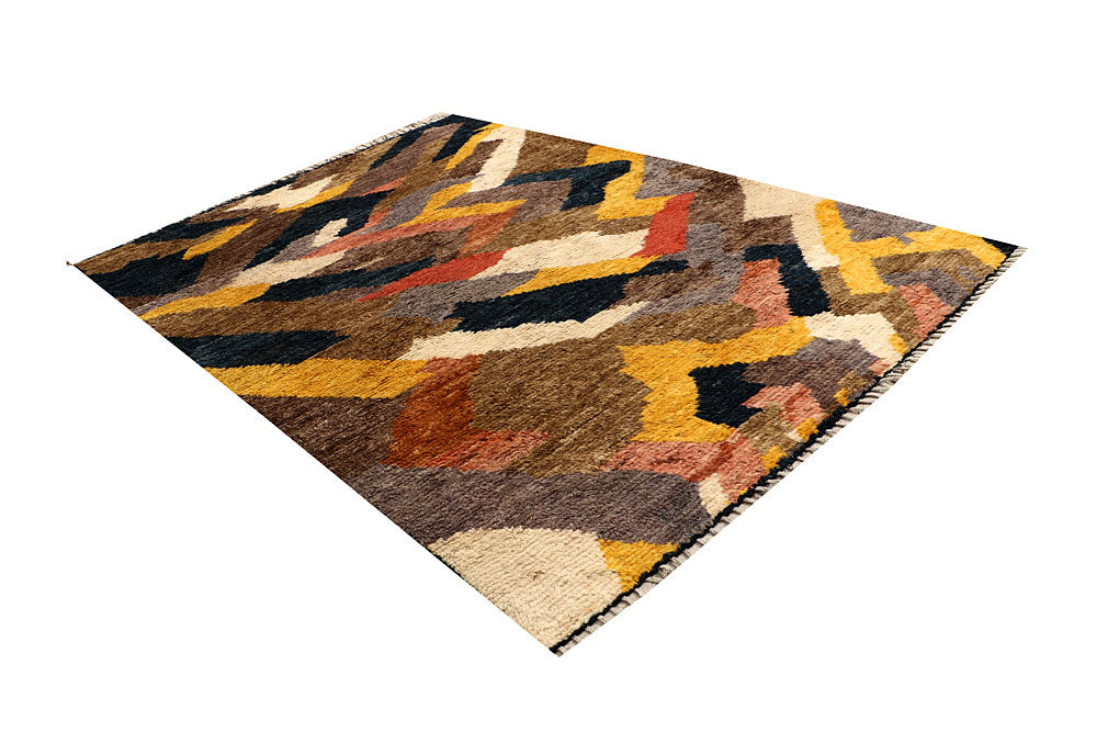 Multi Colored Abstract 6' 7 x 9' 5 - No. 66360 - ALRUG Rug Store