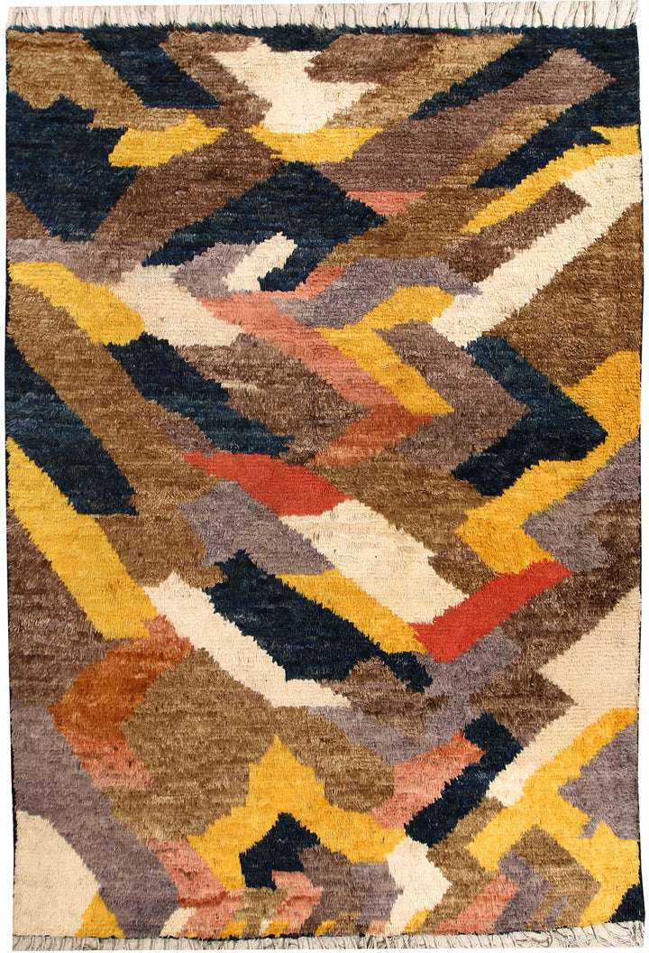 Multi Colored Abstract 6' 7 x 9' 5 - No. 66360 - ALRUG Rug Store