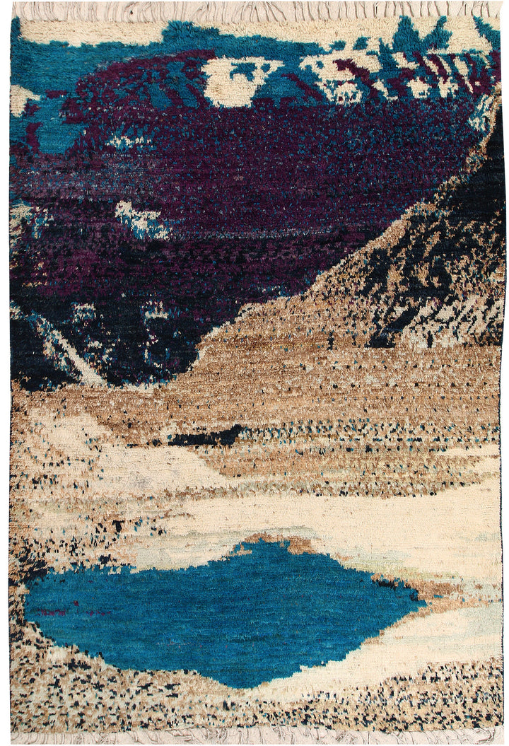 Multi Colored Abstract 6' 9 x 9' 7 - No. 66361 - ALRUG Rug Store