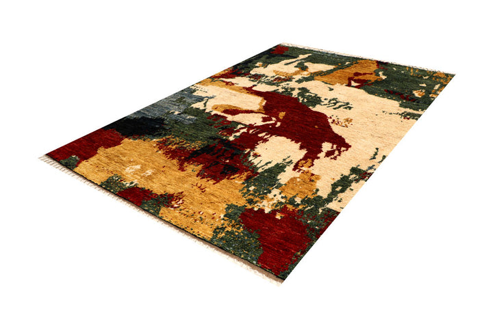 Multi Colored Abstract 6' 7 x 9' 8 - No. 66362 - ALRUG Rug Store