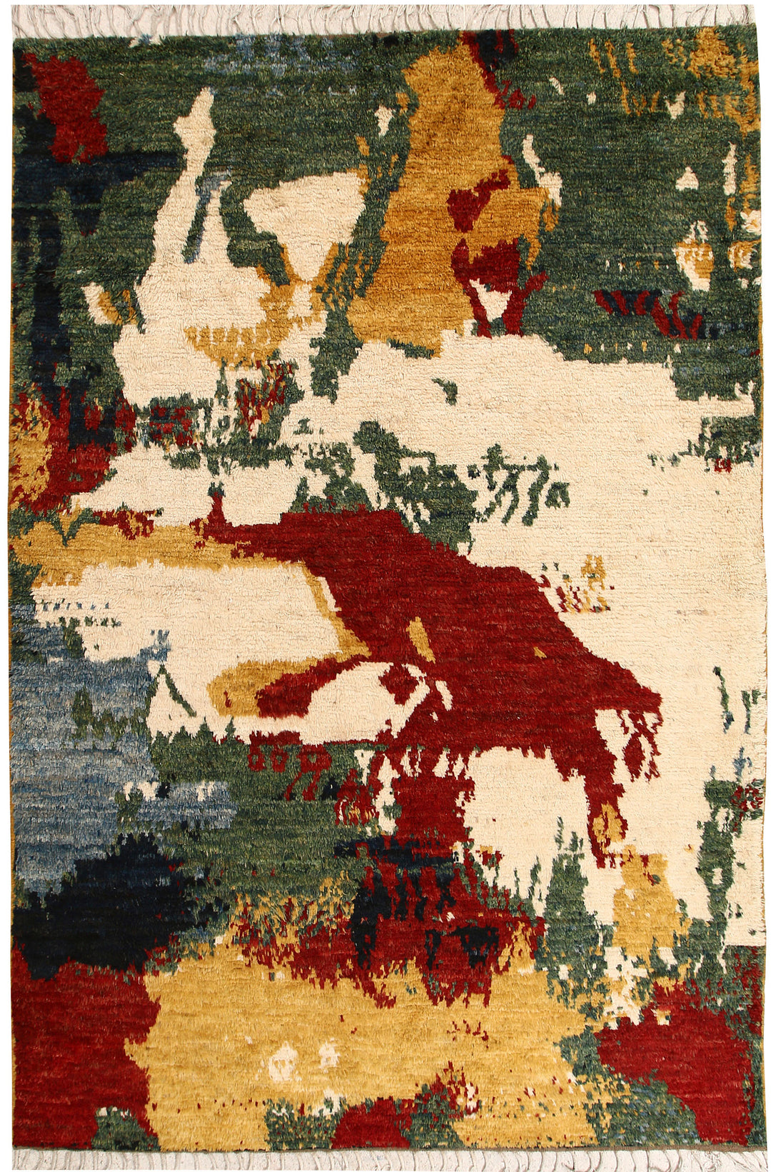 Multi Colored Abstract 6' 7 x 9' 8 - No. 66362 - ALRUG Rug Store