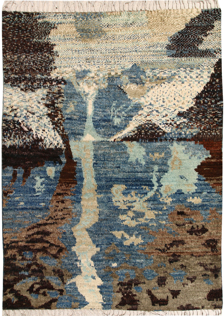 Multi Colored Abstract 6' 9 x 9' 3 - No. 66363 - ALRUG Rug Store