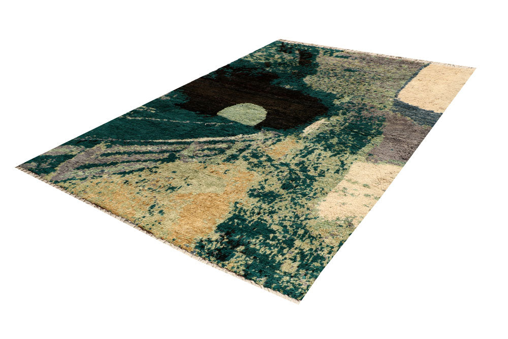 Multi Colored Abstract 6' 6 x 9' 5 - No. 66364 - ALRUG Rug Store