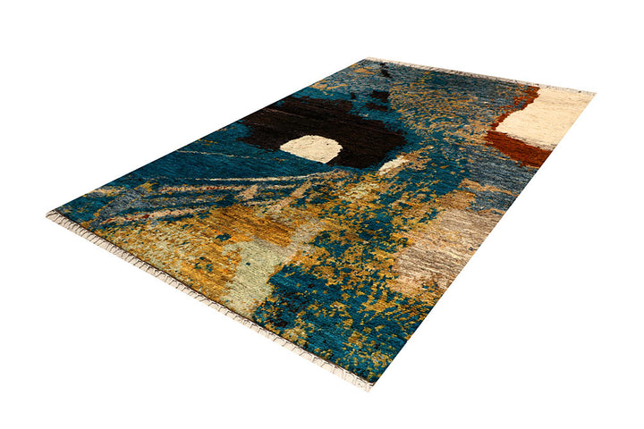 Multi Colored Abstract 6' 9 x 9' 9 - No. 66365 - ALRUG Rug Store