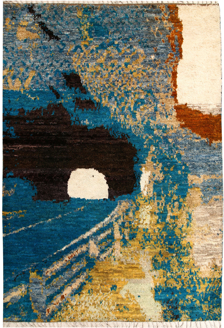 Multi Colored Abstract 6' 9 x 9' 9 - No. 66365 - ALRUG Rug Store