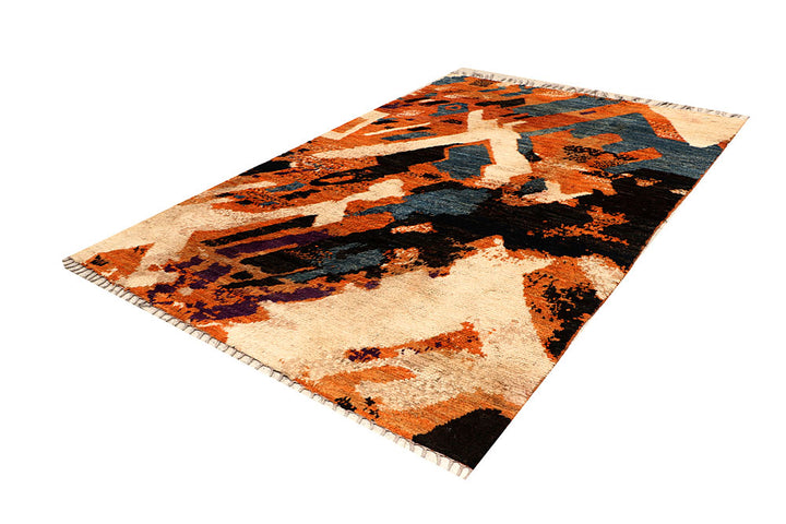 Multi Colored Abstract 6' 7 x 9' 9 - No. 66366 - ALRUG Rug Store