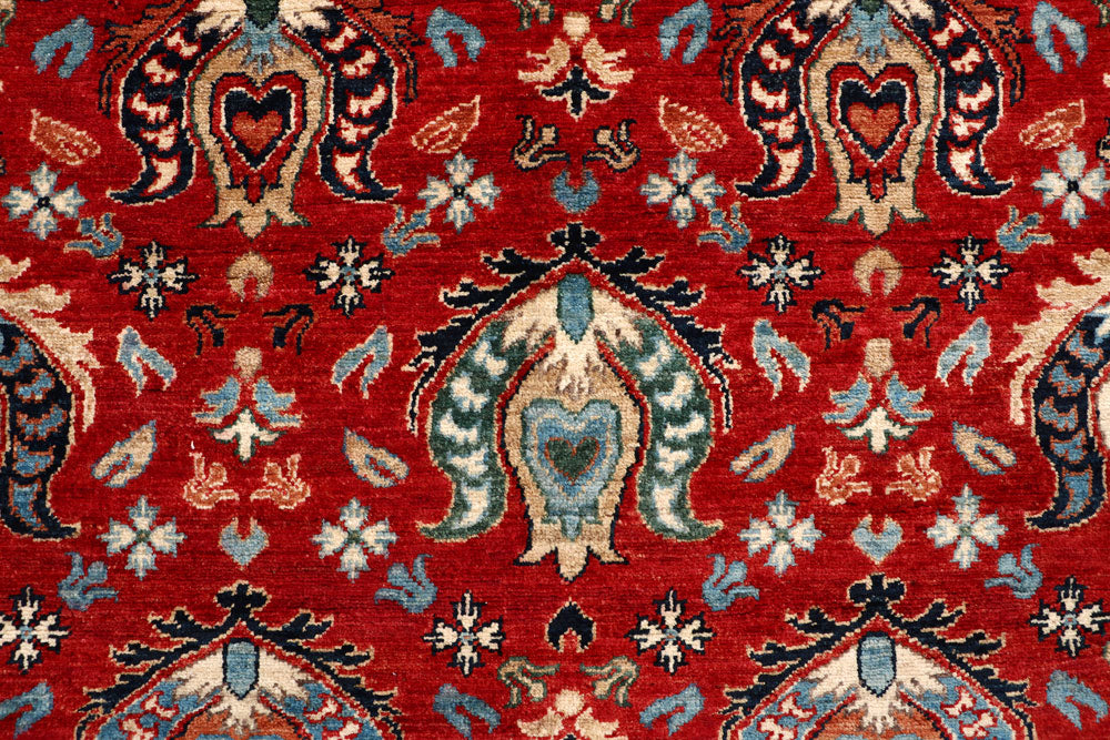 Dark Red Ziegler 7' 11 x 10' 1 - No. 66368 - ALRUG Rug Store