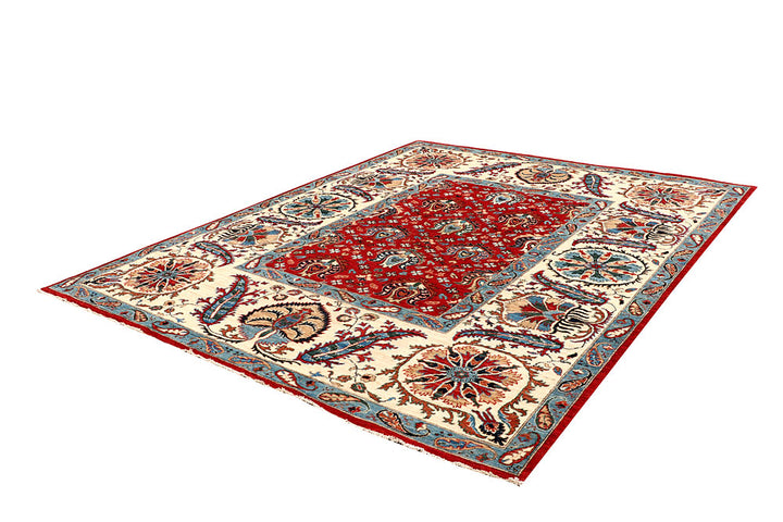 Dark Red Ziegler 7' 11 x 10' 1 - No. 66368 - ALRUG Rug Store