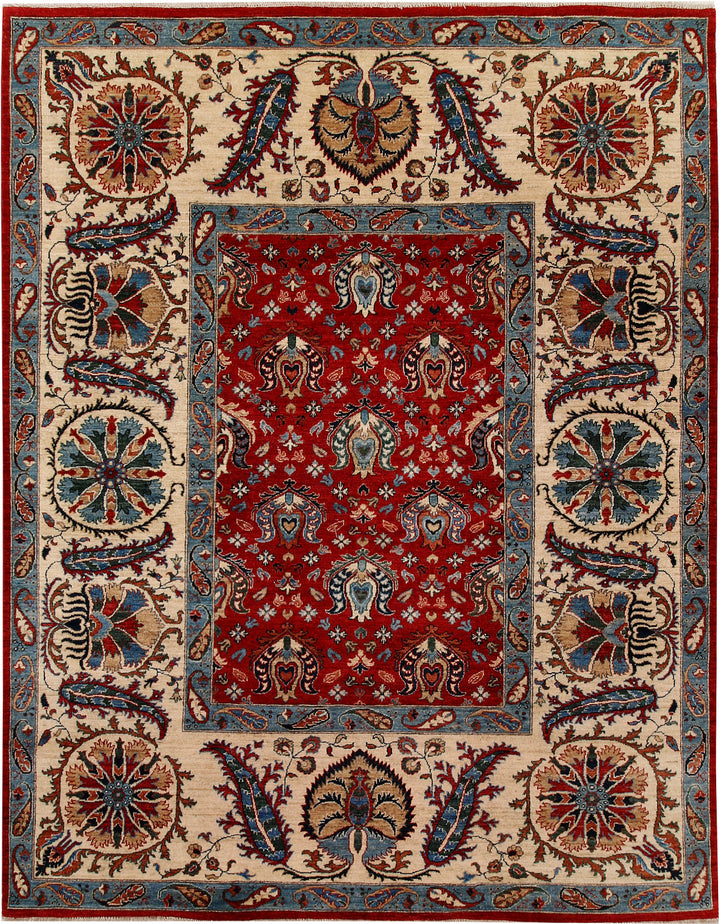Dark Red Ziegler 7' 11 x 10' 1 - No. 66368 - ALRUG Rug Store