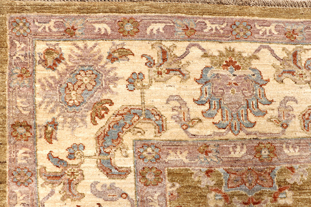 Dark Goldenrod Ziegler 7' 11 x 9' 5 - No. 66371 - ALRUG Rug Store