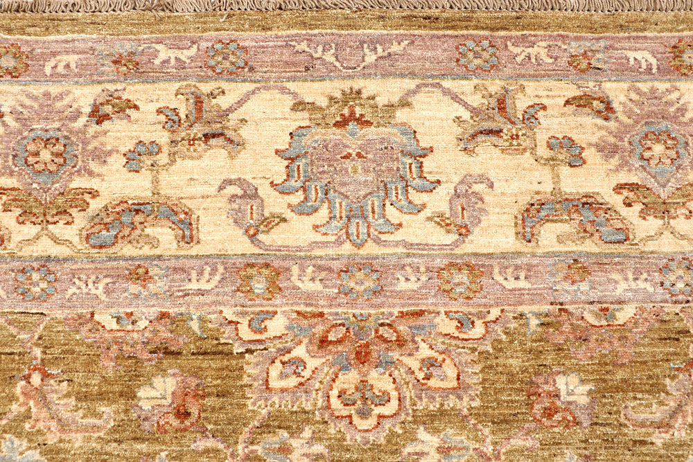 Dark Goldenrod Ziegler 7' 11 x 9' 5 - No. 66371 - ALRUG Rug Store