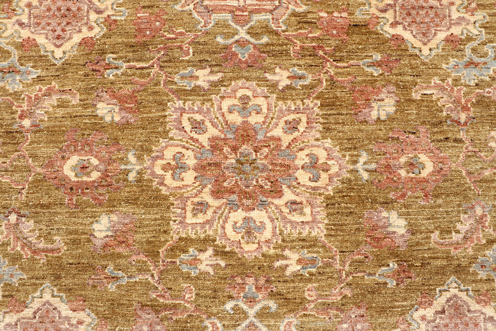 Dark Goldenrod Ziegler 7' 11 x 9' 5 - No. 66371 - ALRUG Rug Store