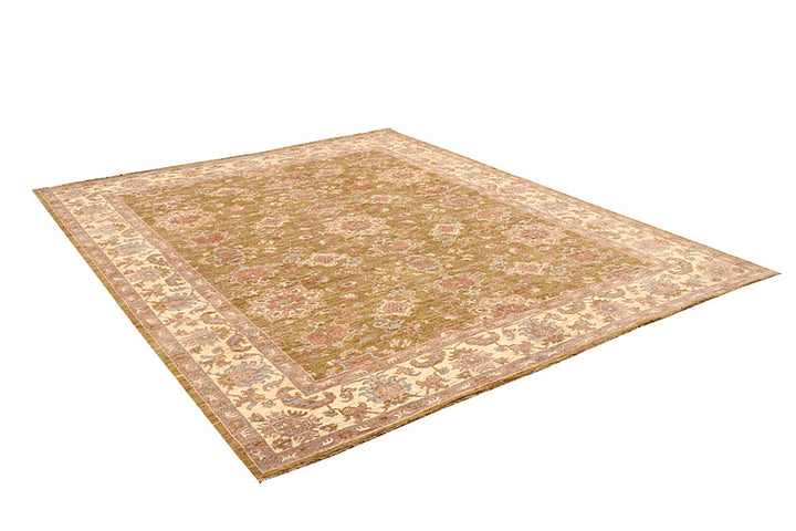 Dark Goldenrod Ziegler 7' 11 x 9' 5 - No. 66371 - ALRUG Rug Store