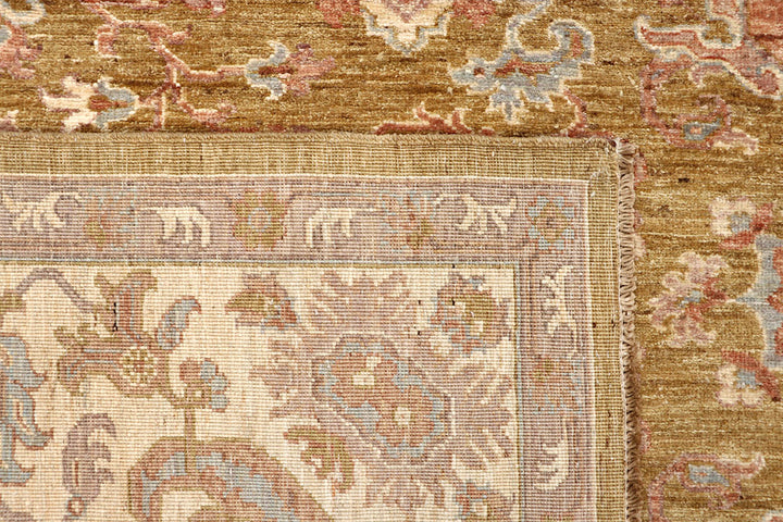 Dark Goldenrod Ziegler 7' 11 x 9' 5 - No. 66371 - ALRUG Rug Store