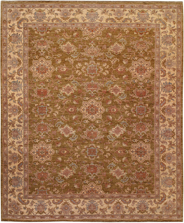 Dark Goldenrod Ziegler 7' 11 x 9' 5 - No. 66371 - ALRUG Rug Store