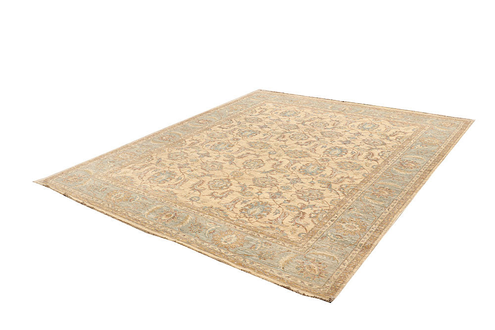 Bisque Ziegler 7' 9 x 9' 4 - No. 66373 - ALRUG Rug Store