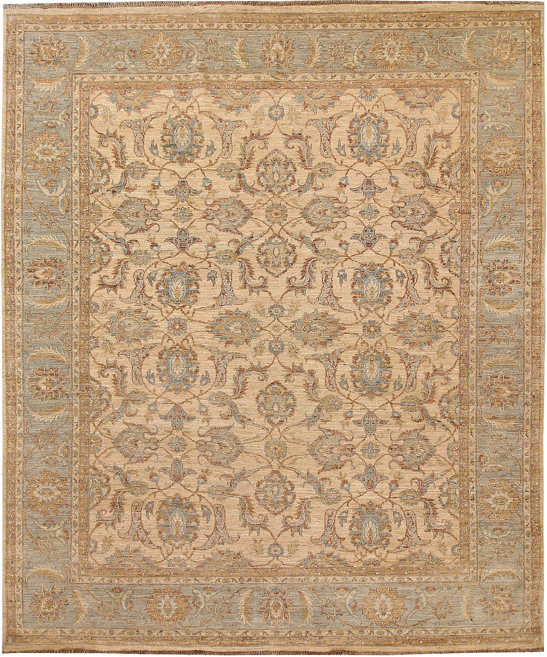Bisque Ziegler 7' 9 x 9' 4 - No. 66373 - ALRUG Rug Store