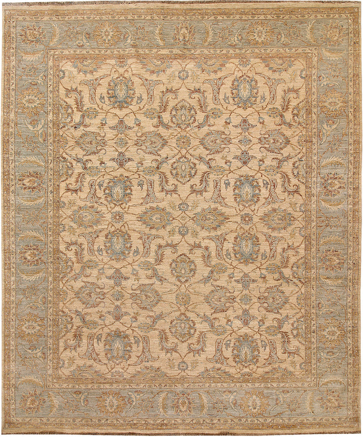 Bisque Ziegler 7' 9 x 9' 4 - No. 66373 - ALRUG Rug Store