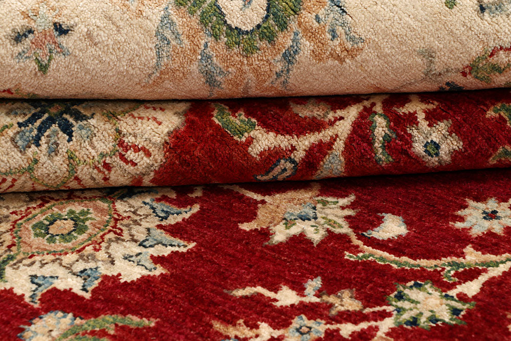 Dark Red Ziegler 7' 9 x 9' 7 - No. 66374 - ALRUG Rug Store