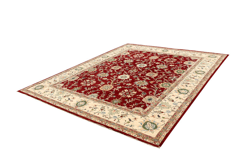 Dark Red Ziegler 7' 9 x 9' 7 - No. 66374 - ALRUG Rug Store