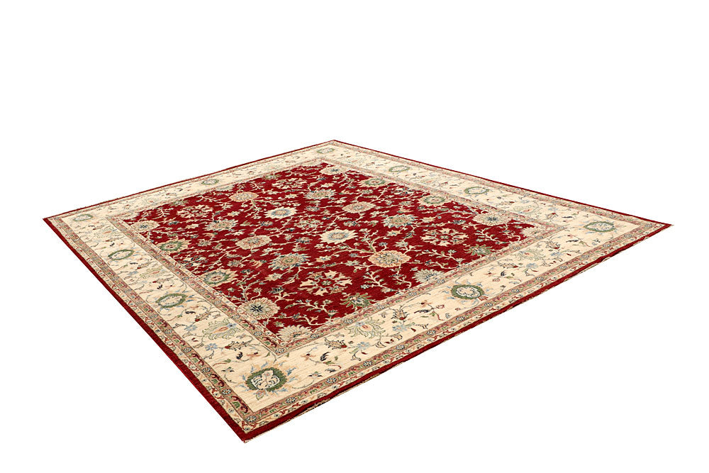 Dark Red Ziegler 7' 9 x 9' 7 - No. 66374 - ALRUG Rug Store
