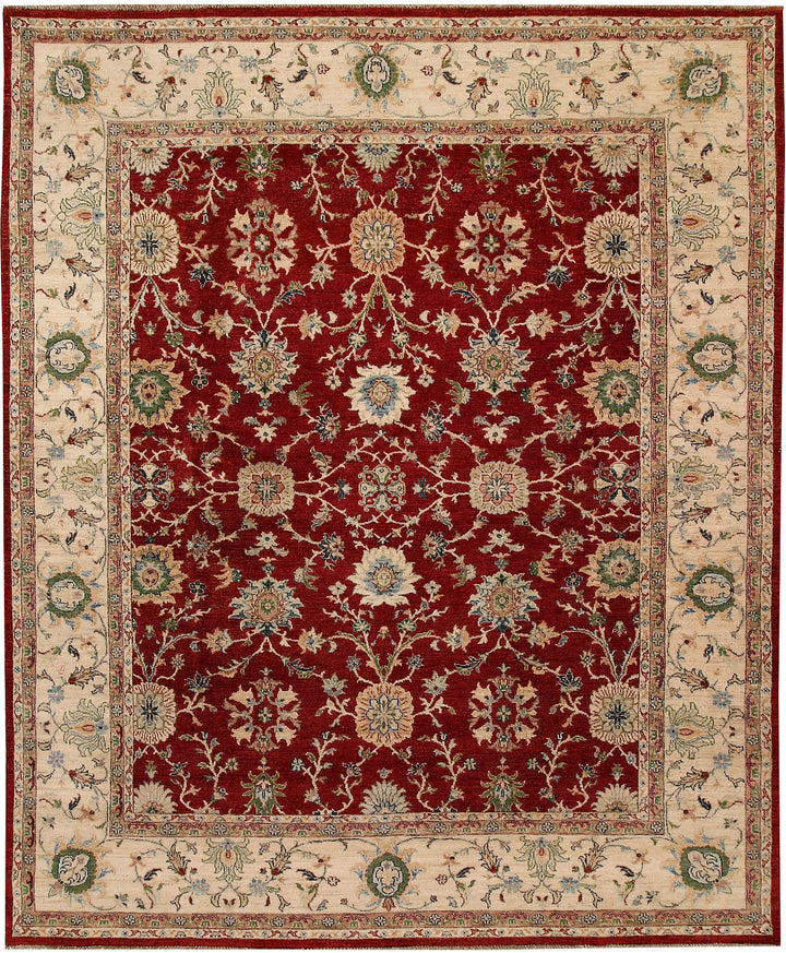 Dark Red Ziegler 7' 9 x 9' 7 - No. 66374 - ALRUG Rug Store