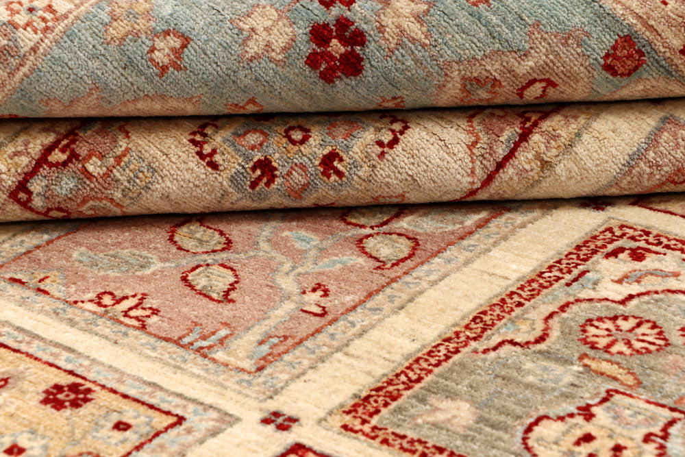 Multi Colored Ziegler 7' 8 x 9' 7 - No. 66386 - ALRUG Rug Store