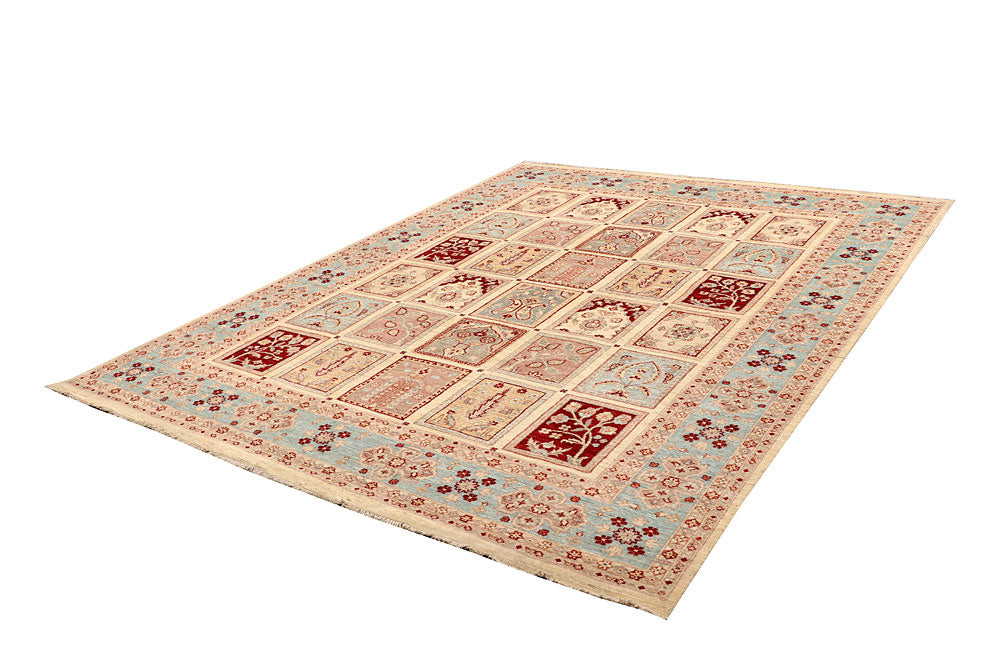 Multi Colored Ziegler 7' 8 x 9' 7 - No. 66386 - ALRUG Rug Store