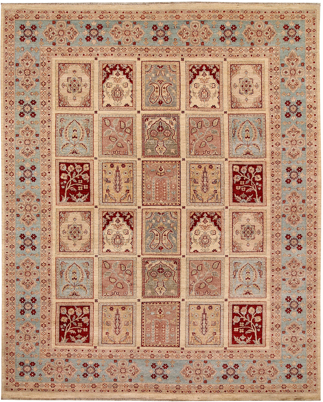 Multi Colored Ziegler 7' 8 x 9' 7 - No. 66386 - ALRUG Rug Store