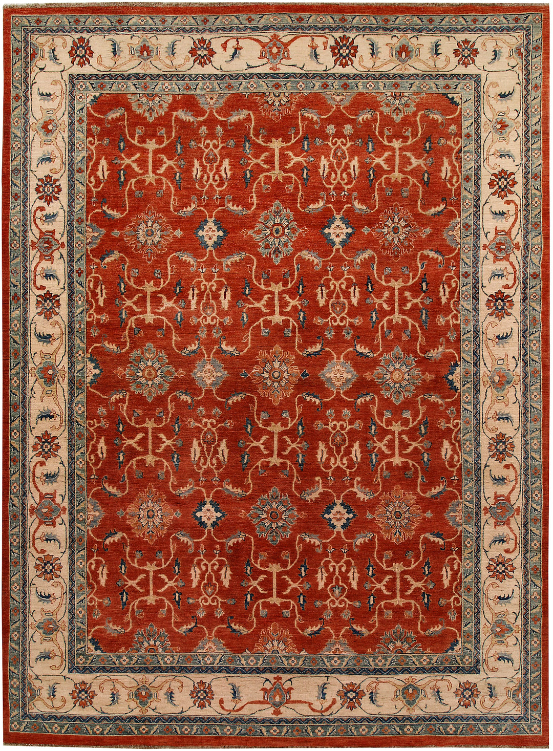 Firebrick Ziegler 8' 8 x 12' - No. 66392 - ALRUG Rug Store