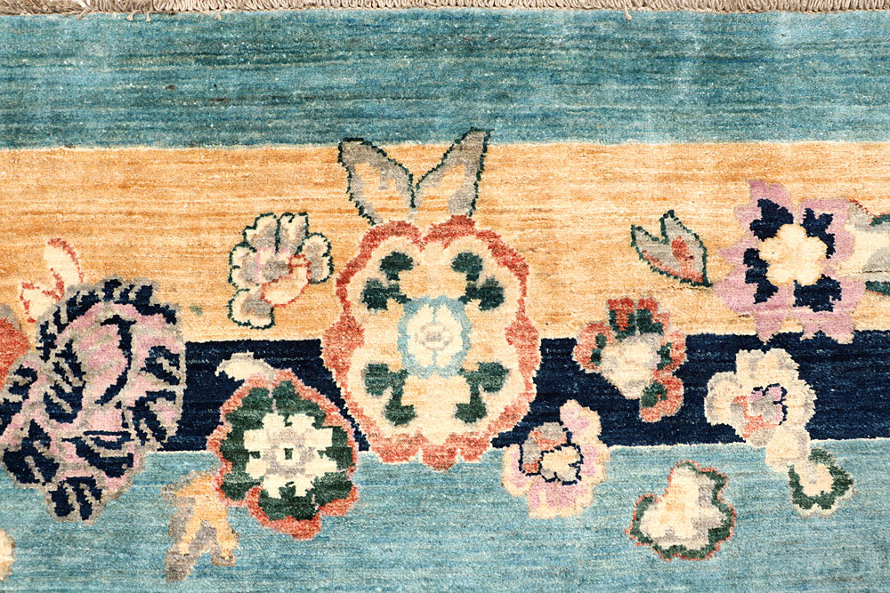 Cadet Blue Ziegler 8' 11 x 11' 11 - No. 66393 - ALRUG Rug Store