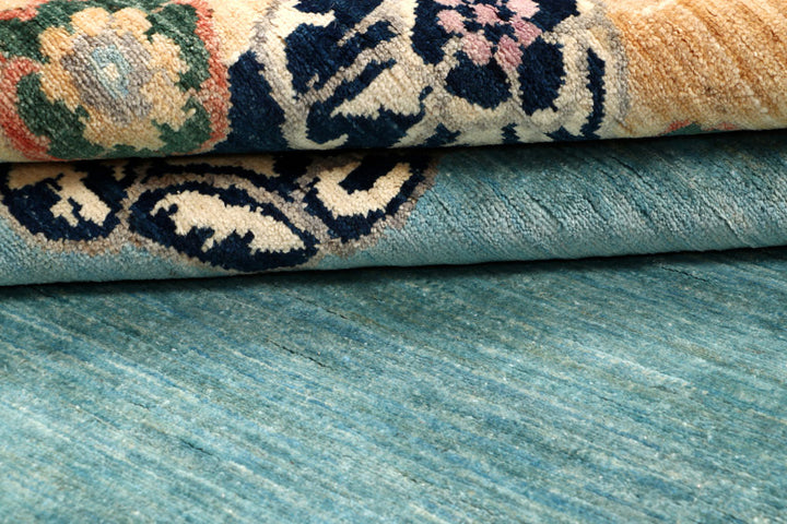 Cadet Blue Ziegler 8' 11 x 11' 11 - No. 66393 - ALRUG Rug Store