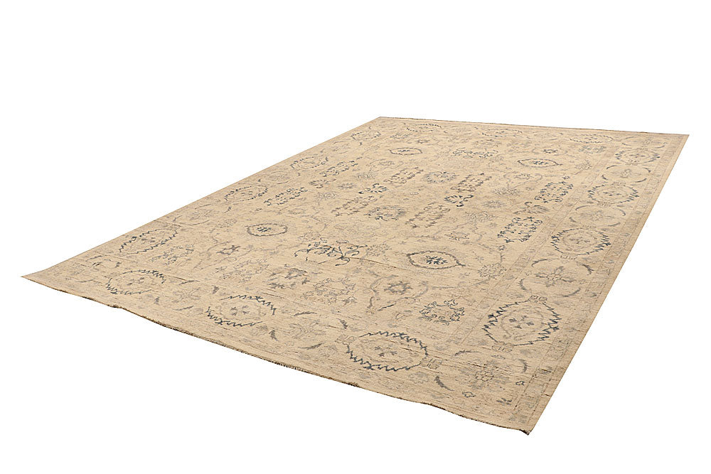 Bisque Ziegler 8' 10 x 11' 10 - No. 66398 - ALRUG Rug Store