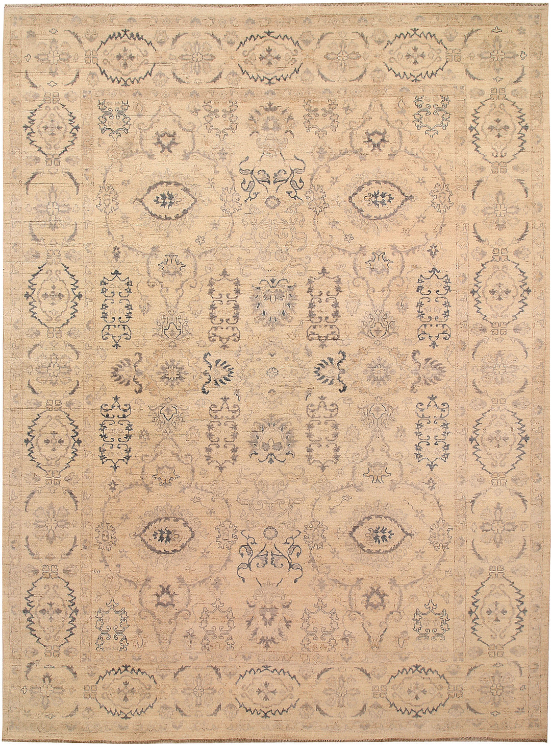 Bisque Ziegler 8' 10 x 11' 10 - No. 66398 - ALRUG Rug Store