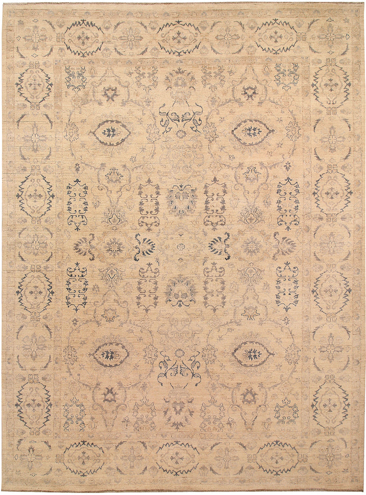 Bisque Ziegler 8' 10 x 11' 10 - No. 66398 - ALRUG Rug Store