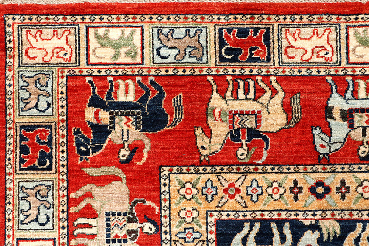 Multi Colored Ziegler 8' 10 x 11' 9 - No. 66402 - ALRUG Rug Store