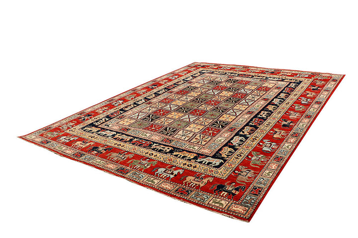 Multi Colored Ziegler 8' 10 x 11' 9 - No. 66402 - ALRUG Rug Store