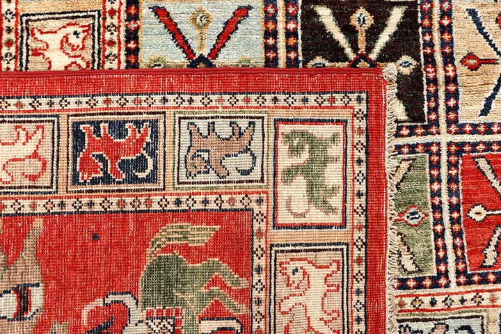 Multi Colored Ziegler 8'  10" x 11'  9" - No. QA94142