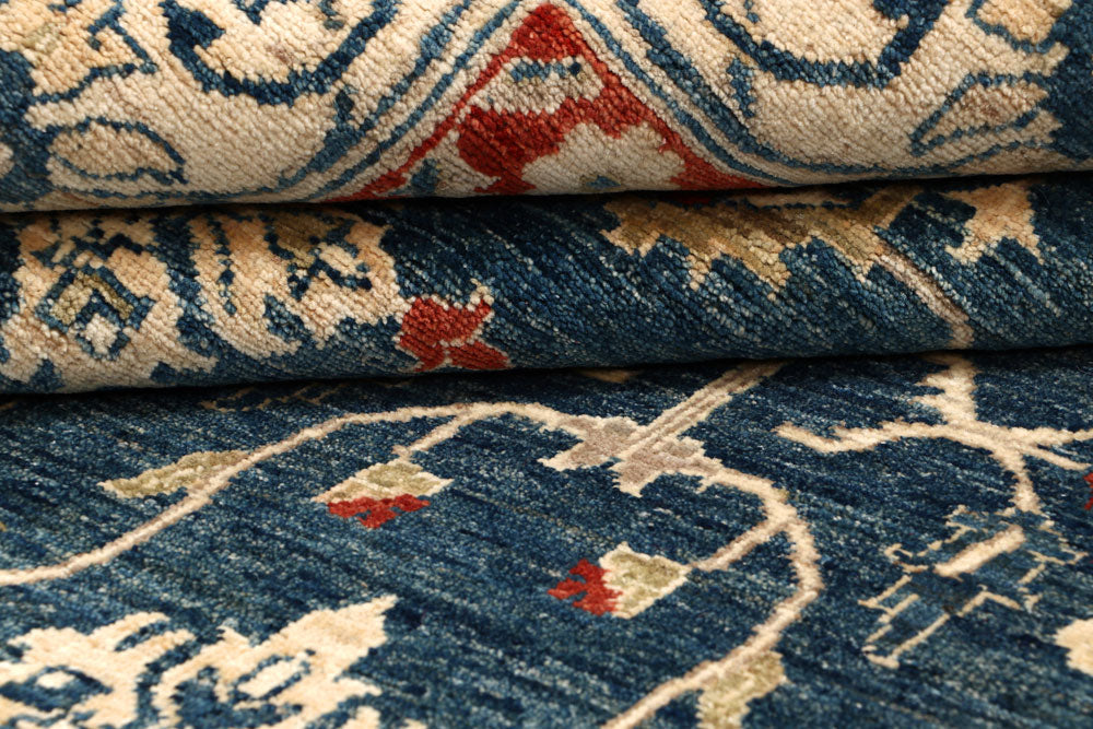 Midnight Blue Ziegler 7' 10 x 9' 10 - No. 66404 - ALRUG Rug Store