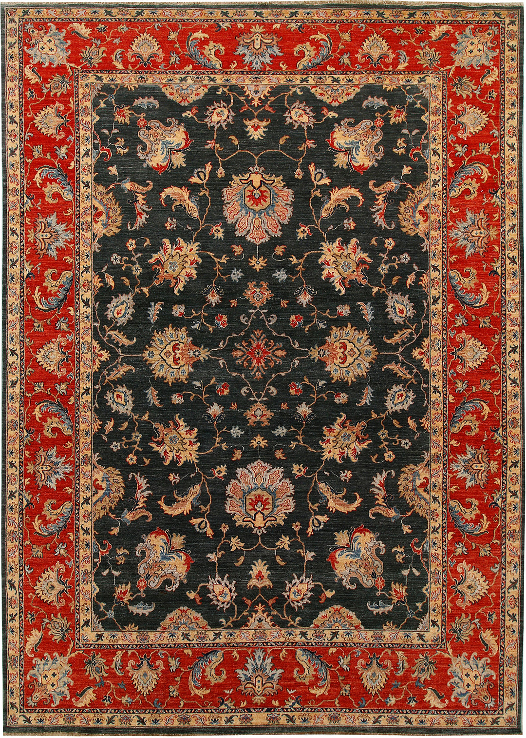 Dim Grey Ziegler 8' 10 x 12' 5 - No. 66406 - ALRUG Rug Store