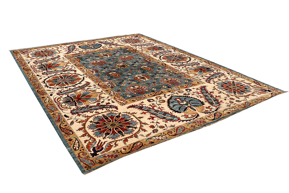 Light Slate Grey Ziegler 9' x 11' 7 - No. 66407 - ALRUG Rug Store