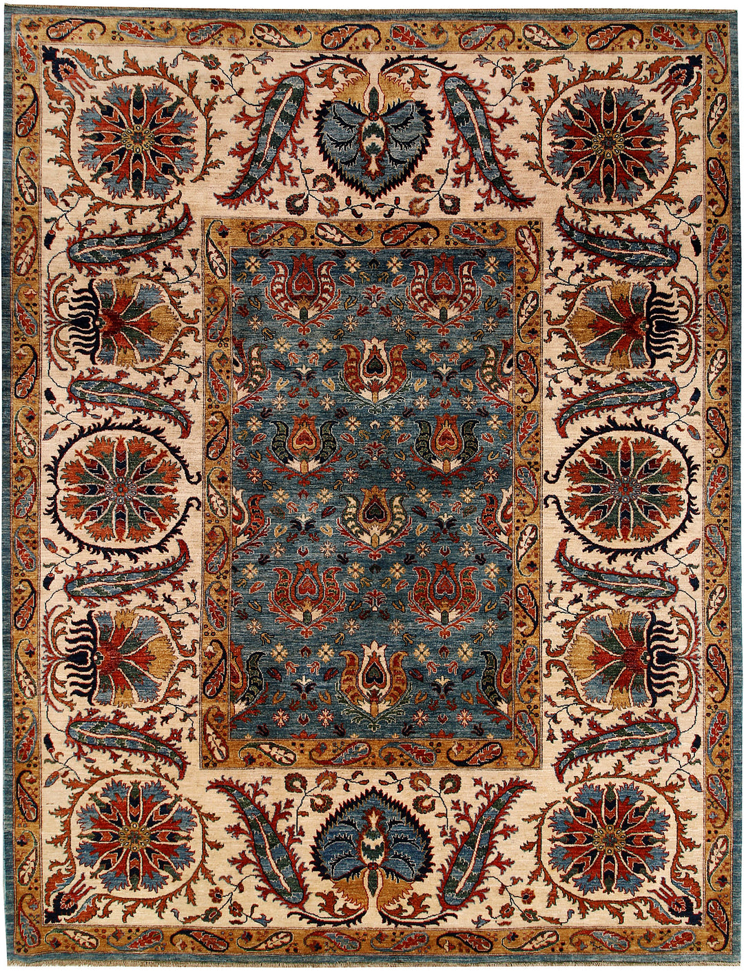 Light Slate Grey Ziegler 9' x 11' 7 - No. 66407 - ALRUG Rug Store